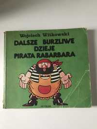 Książka „Dalsze burzliwe dzieje pirata Rabarbara”