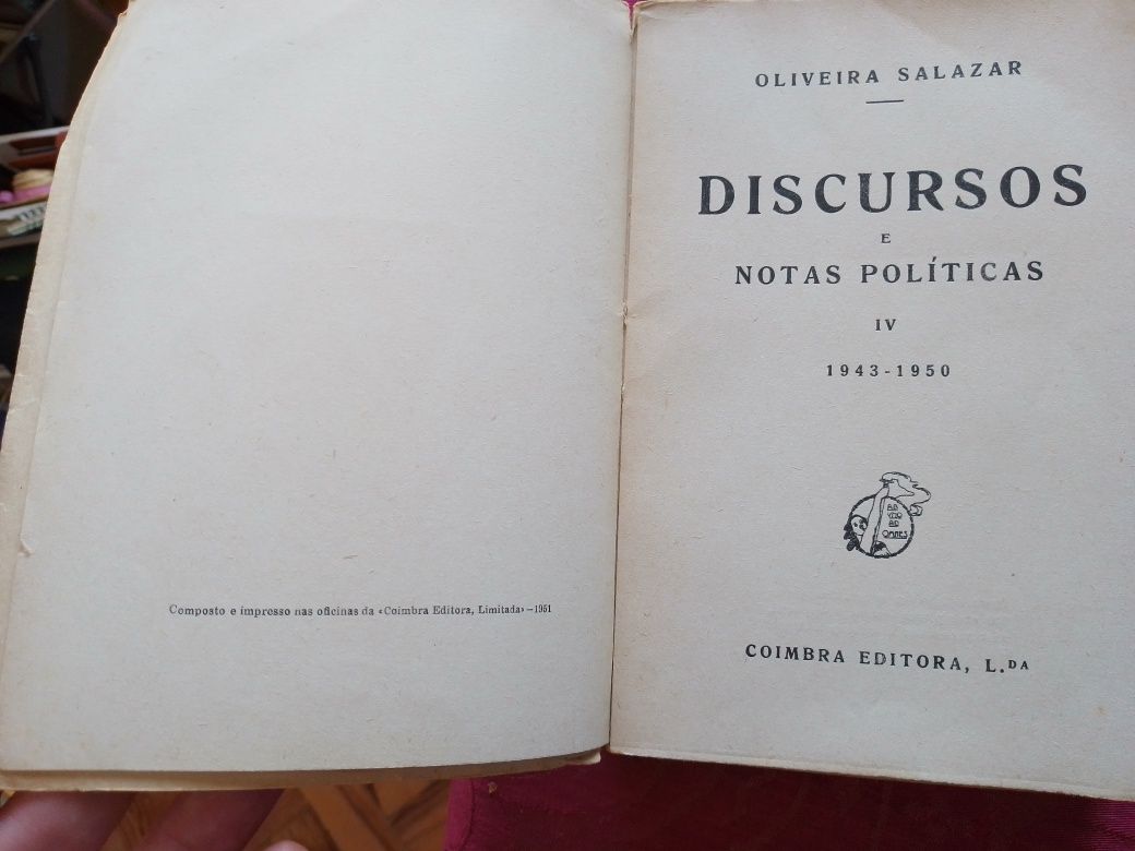 Discursos-Notas Politicas IV 43-50-1ºE-Salazar Coimbra15E-CaB3EDesde3E