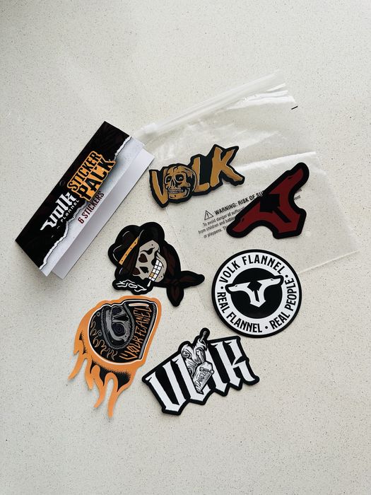 Autocolantes VOLK Flannel - Sticker Pack