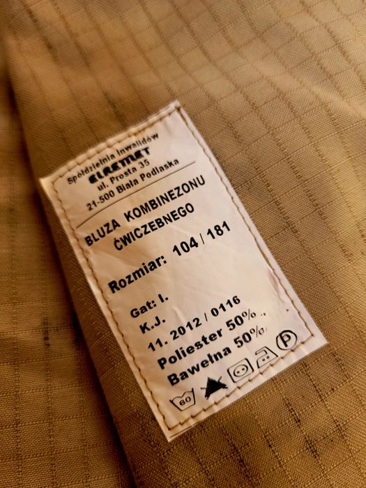 Mundur multicam do ćwiczeń TC3