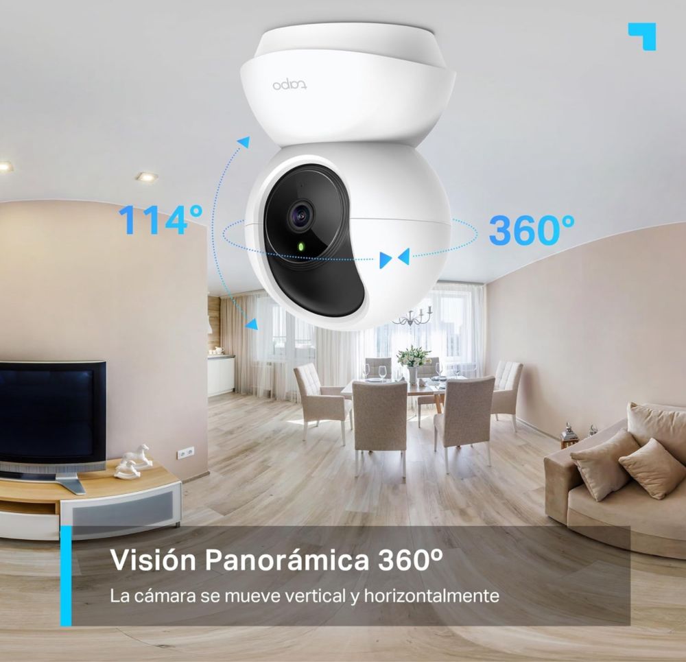 Câmera de vigilância 2K 360° WIFI Tapo C210  (NOVO)