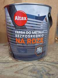 Farba do metalu ALTAX na rdzę 2 kolory puszki 0,75L WARTO !!