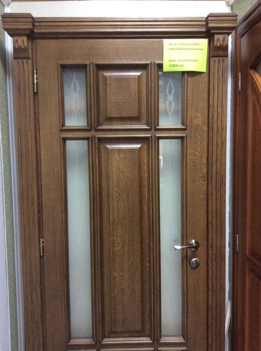 Акція, Двері дубові з масиву дуба,  сосни, виробник   вул Зелена, 51.