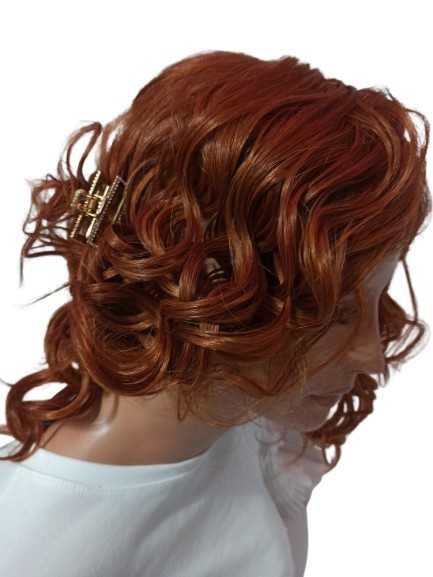 Topper falowany bez grzywki Midella w kolorze orange -Salon z perukami