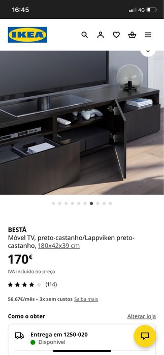 Movel de tv 1.80