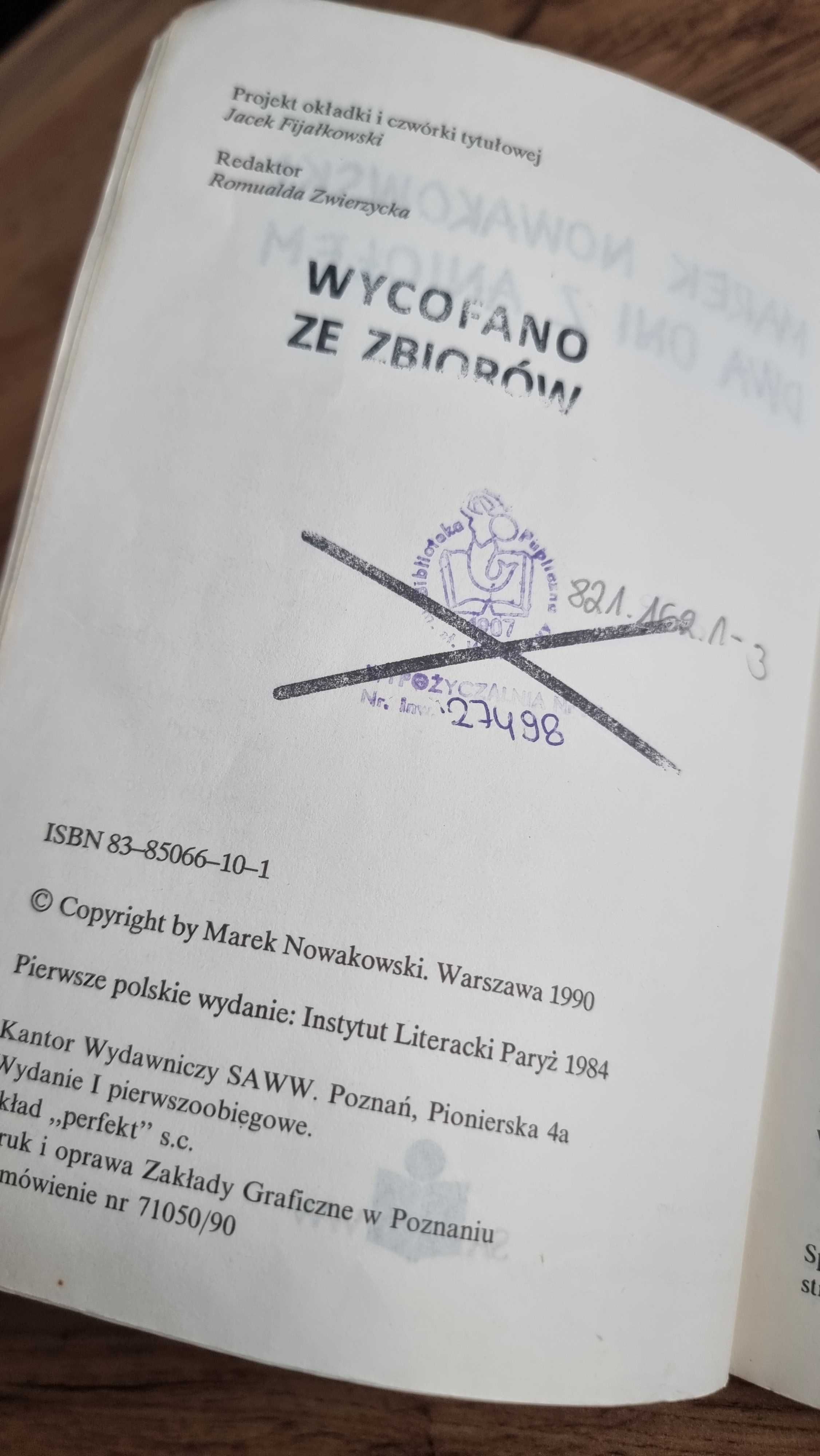 "Dwa dni z aniołem" - Marek Nowakowski