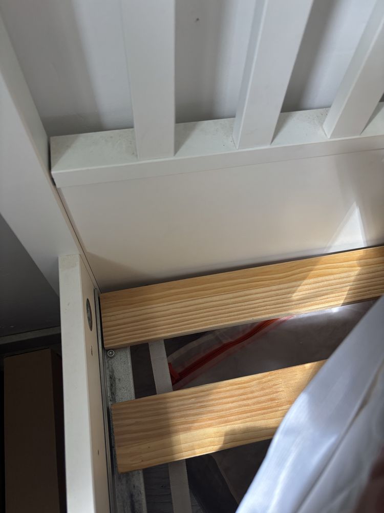 Idanas łóżko białe Ikea 160x200