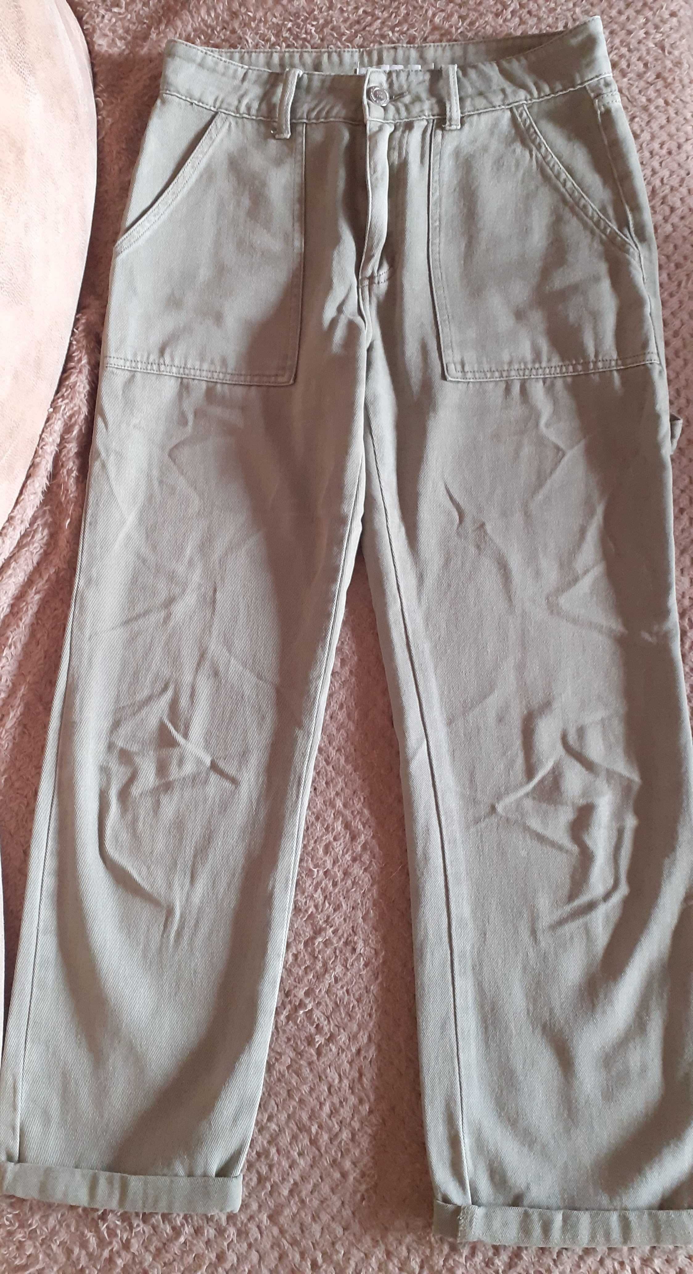 spodnie sinsay r.38/40 khaki