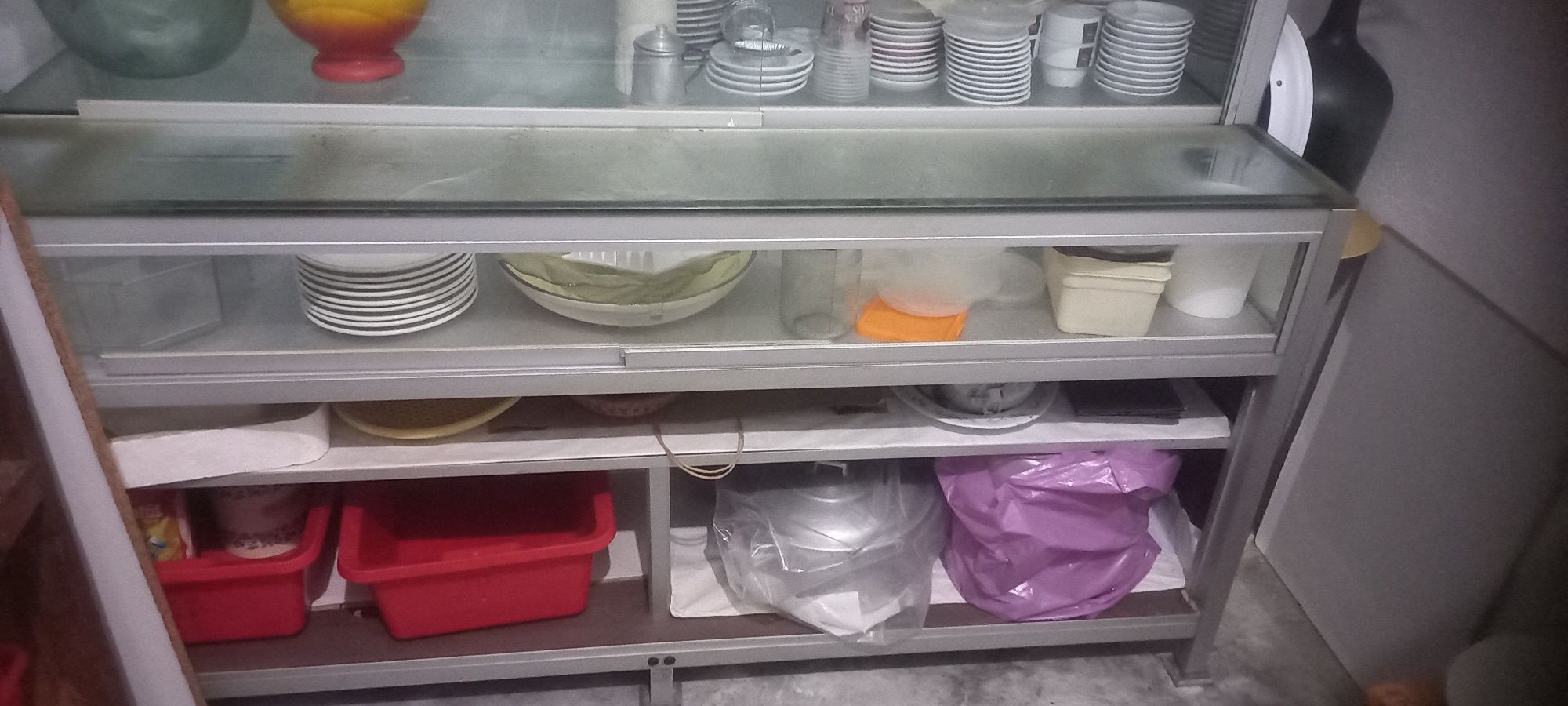 Vitrine de exposição - não refrigerada
