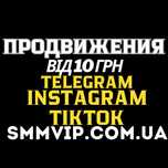 Раскрутка подписчиков Instagram TikTok Telegram YouTube Facebook лайк