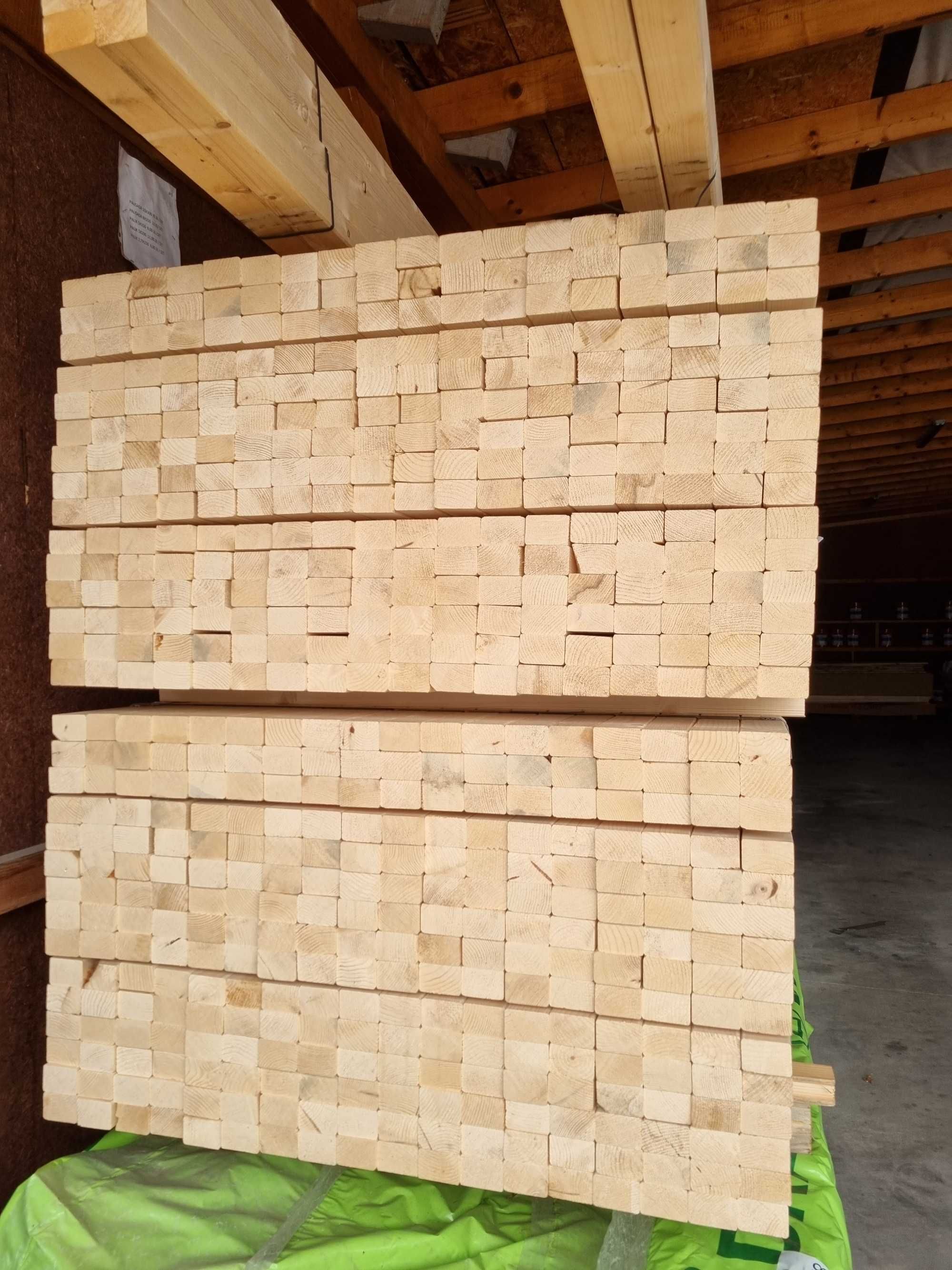 Kantówki Heblowane C-24  25x45mm/27x75mm/30x50mm/45x45mm/40x60/x45x75