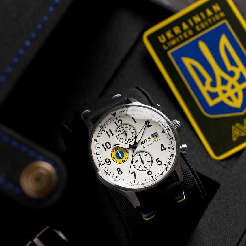 AVI-8 Ukrainian Limited Edition Выпущено 50 часов в мире