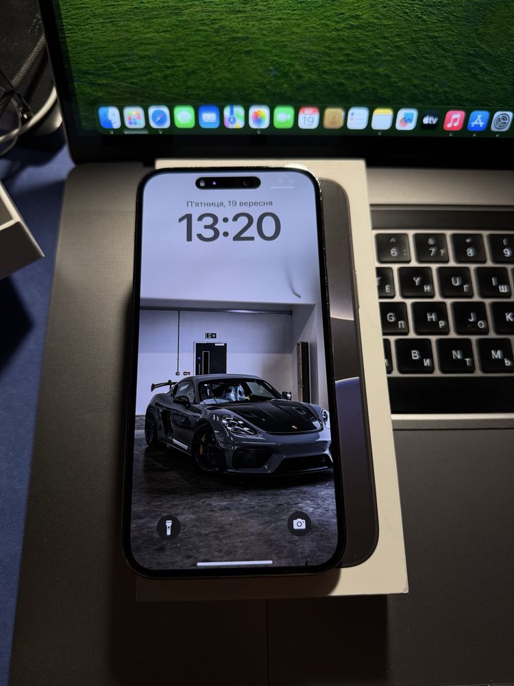 iPhone 14 Pro Max офіційний фіз сім, 256gb захисне скло у подарунок