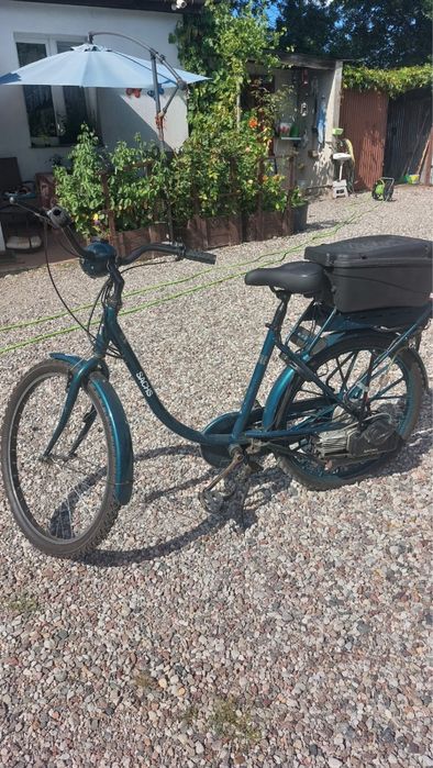 Rower z silnikiem spalinowym Sachs 301a doinwestowany