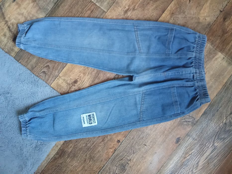 Spodnie chłopięce miękki i elastyczny jeans