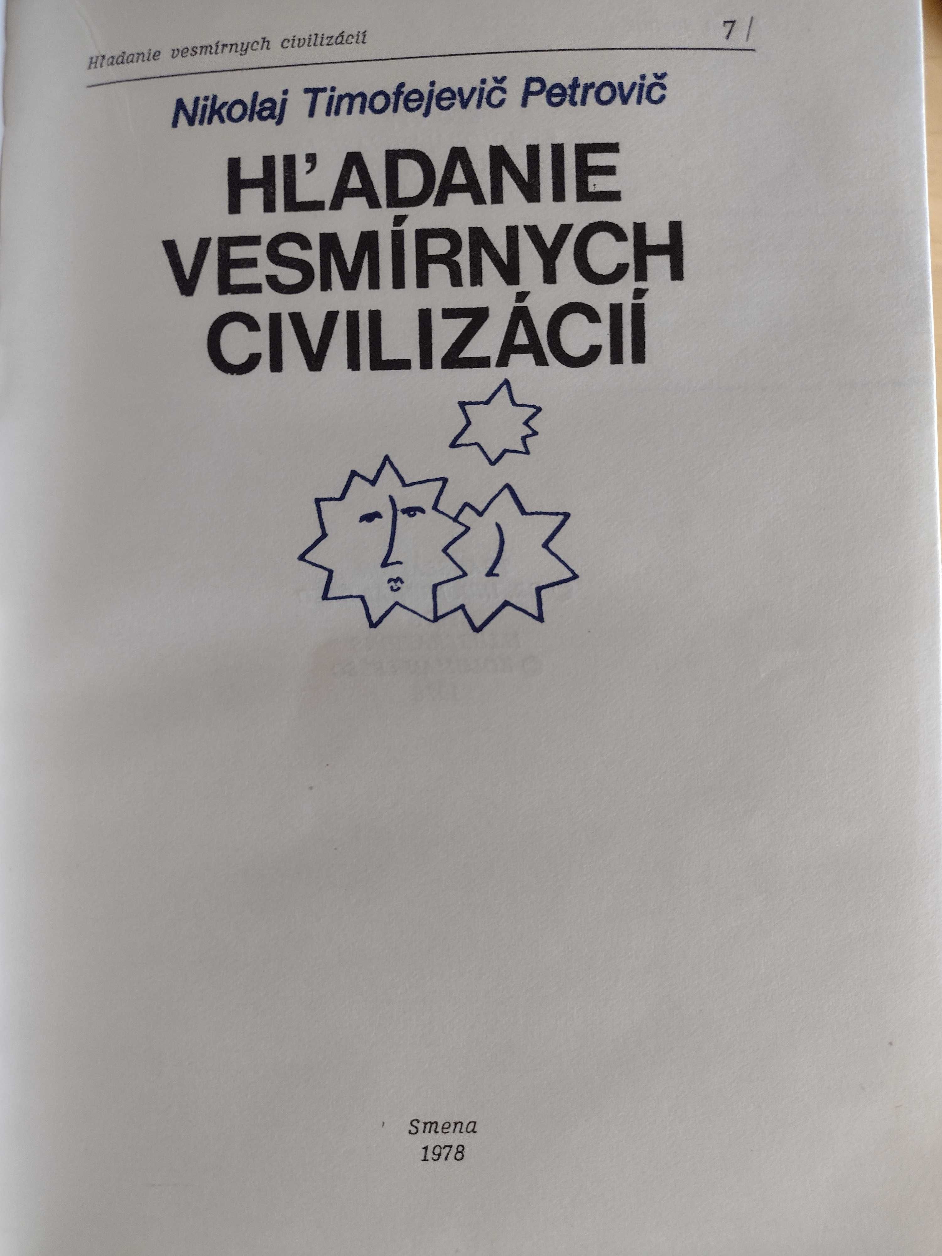 Hľadanie vesmírnych civilizácií - książka w j. słowackim SK kosmos