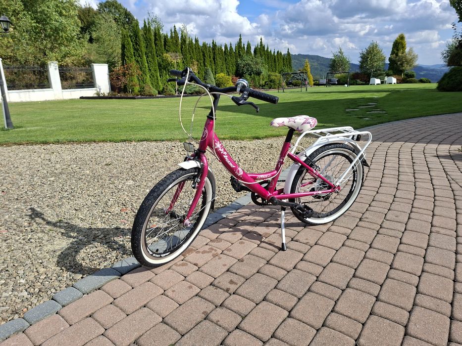 Rower dziecięcy Rland Angela 20 cali różowy