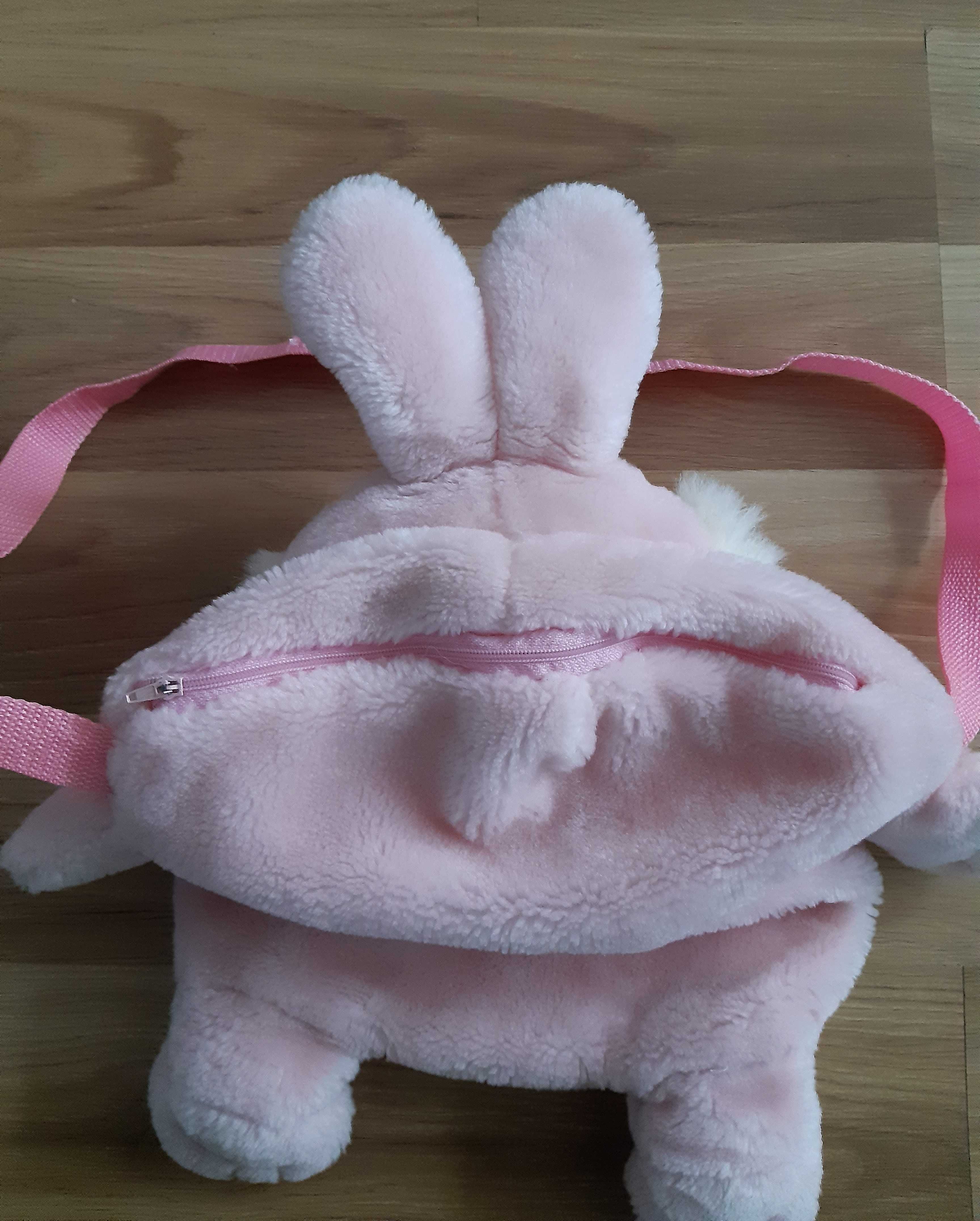 Torebka dla dziewczynki plecak króliczek plecaczek na ramię