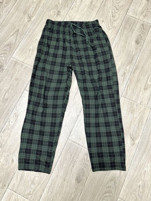 Чоловічі піжамні штани в клітинку L 2XL 3XL 100% бавовна samo
