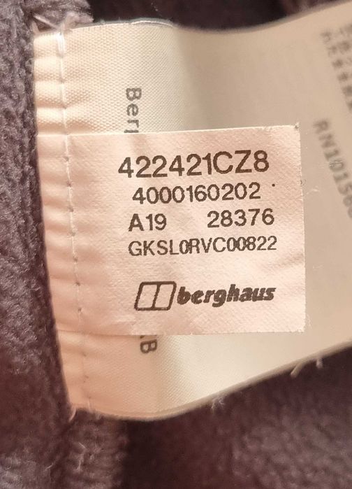 Damska lekka cienka bluza polarowa BERGHAUS polar rozpinany zamek M