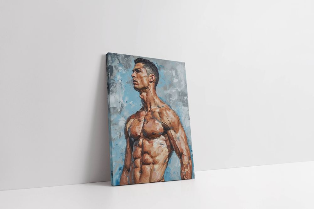 Obraz na płótnie Cristiano Ronaldo CR7 90x120 cm nowoczesny styl
