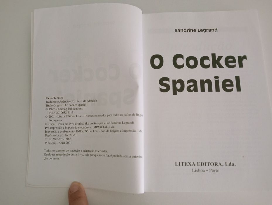Livro O Cocker Spaniel