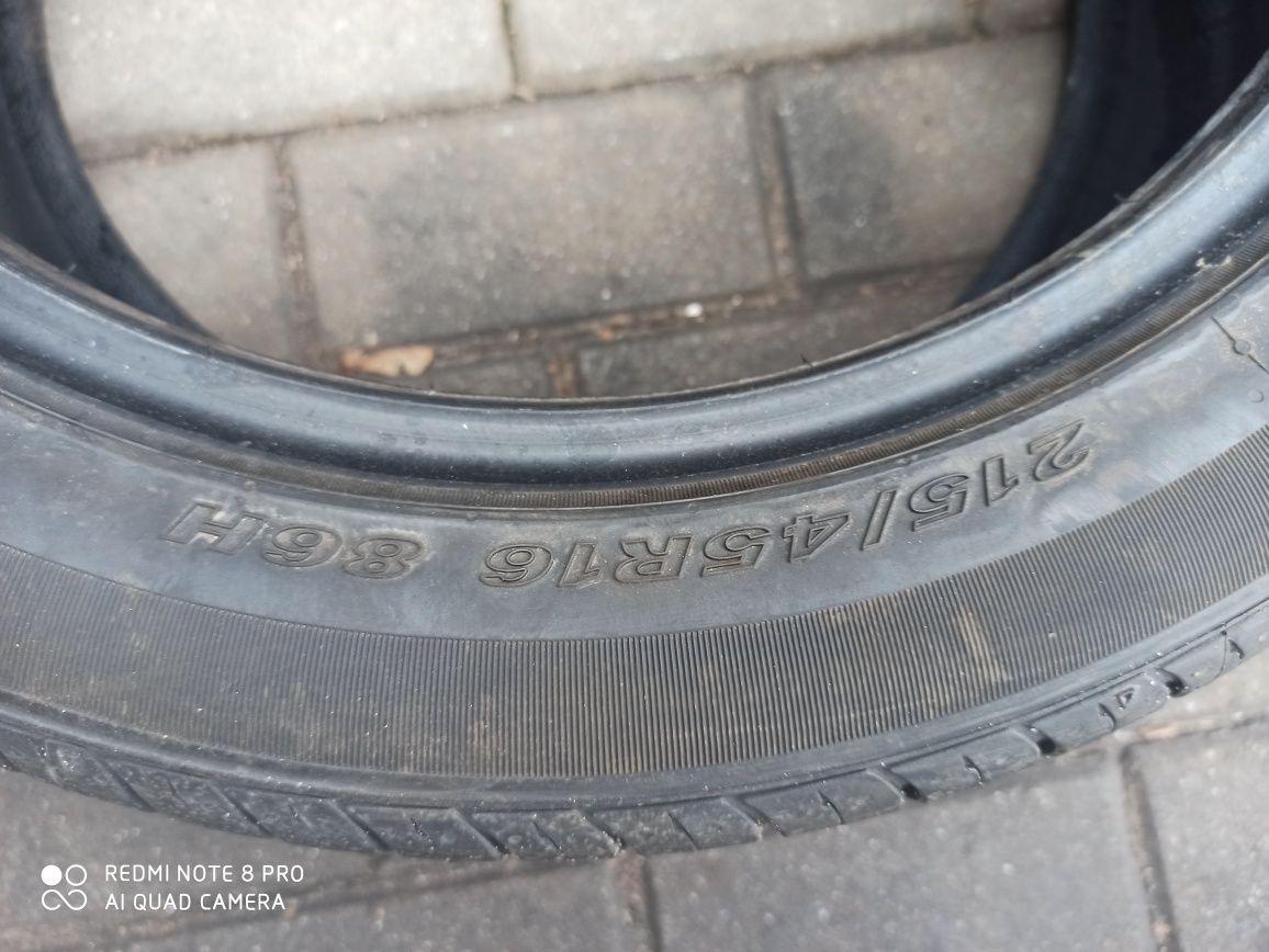 215/45r16 Nexen 4szt jak Nowe