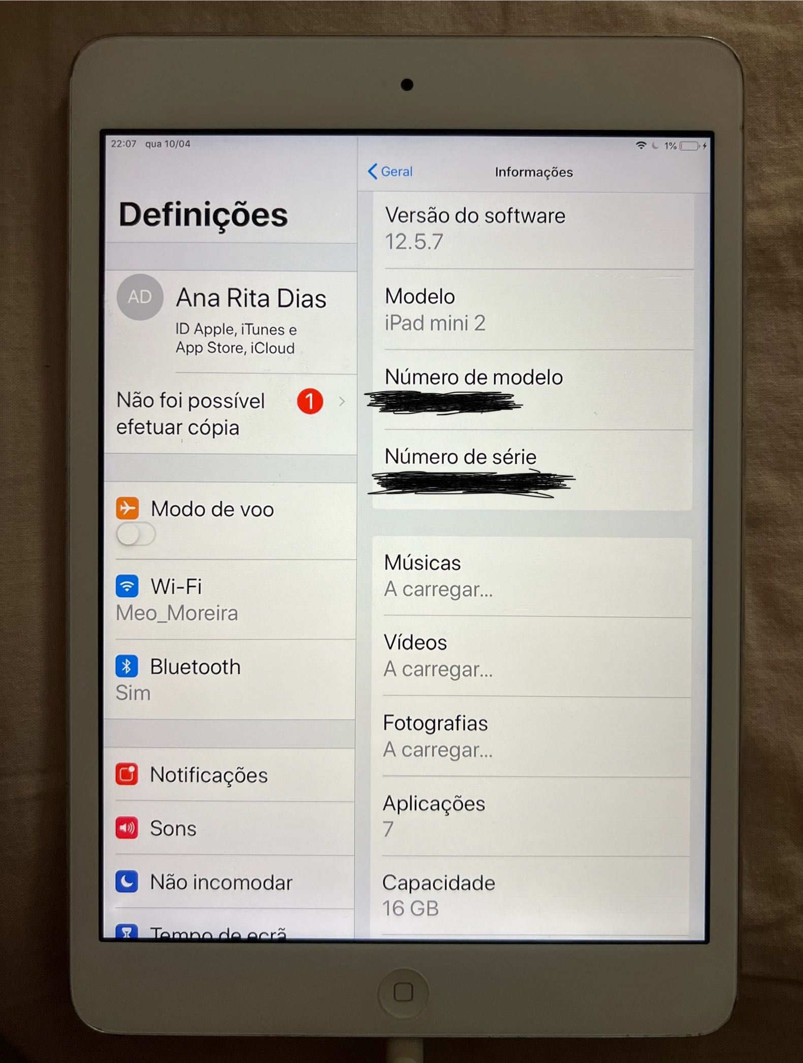 ipad mini 2 - 16gb