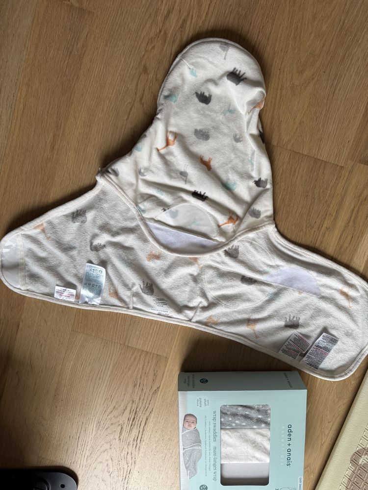 aden+anais śpiworek (essentials easy swaddle wrap quick change)
