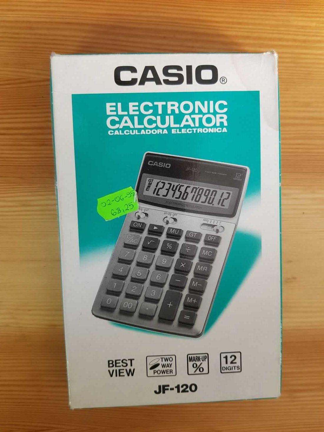 Casio Kalkulator JF-120 maszyna licząca japoński