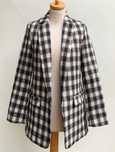 Marynarka New Look S 36 Kratka Kremowa Czarna Blezer Elegancka