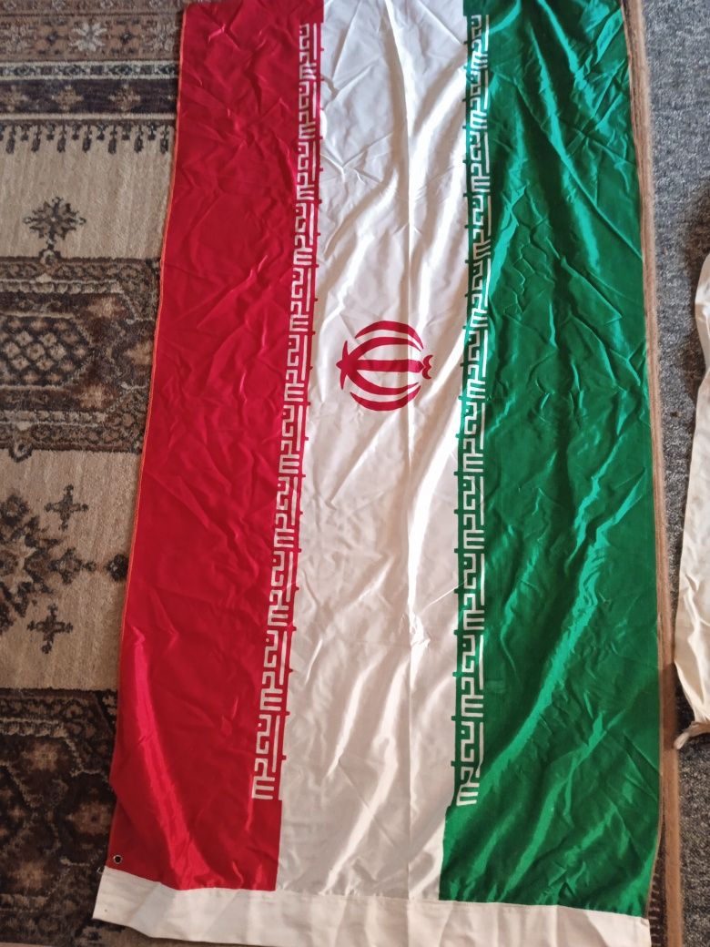Flaga Iranu duża.