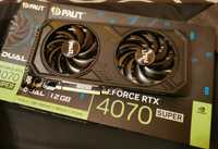 GeForce RTX 4070 Super PALIT OC 12GB Gwarancja do 2026 prawie nowa