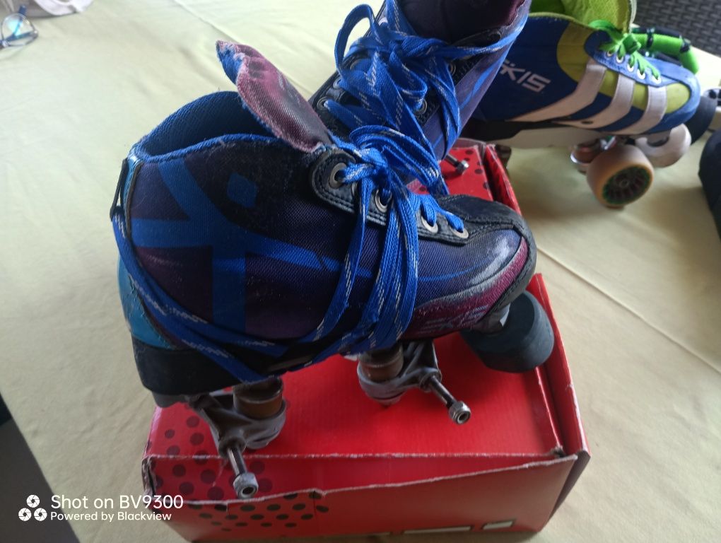 Patins de hóquei e restante Material