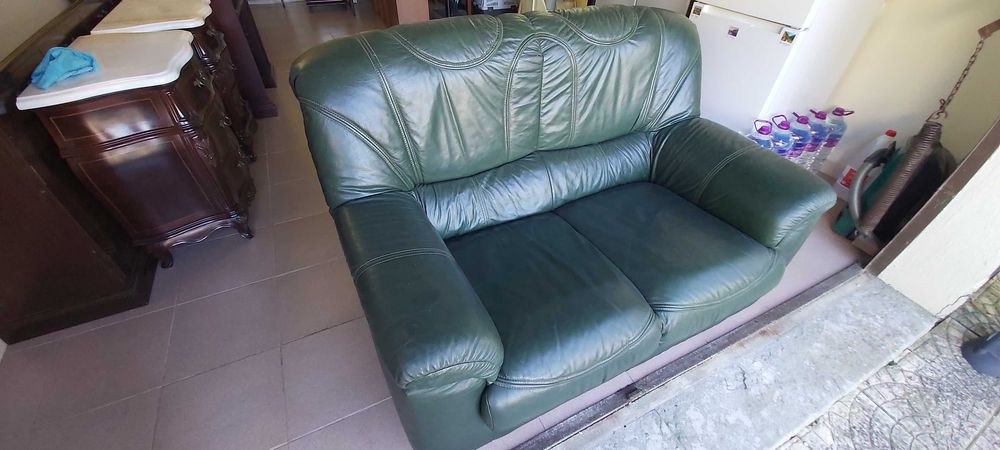 Sofá em Pele Genuína