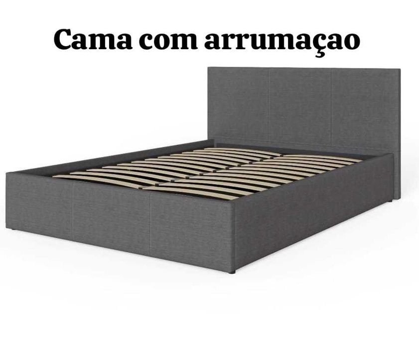 SALDOS!!! CAMA DE CASAL COM ARRUMAÇÃO NOVAS ENVIO GRÁTIS PAGA NA CASA