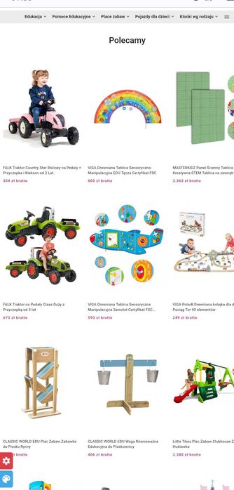 Zabawkizosi Sklep internetowy z zabawkami w modelu dropshipping