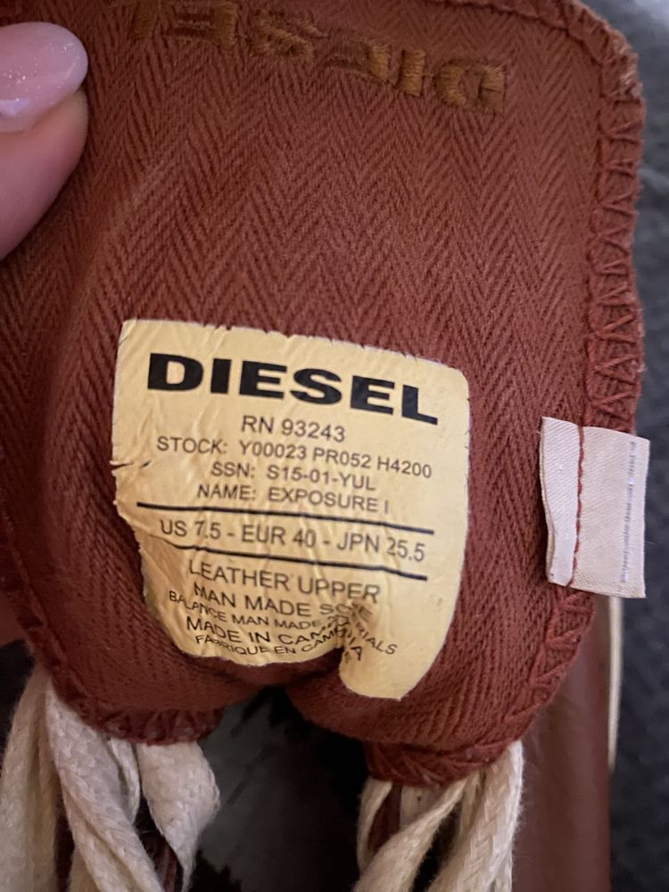 Buty Diesel Trzewiki 40