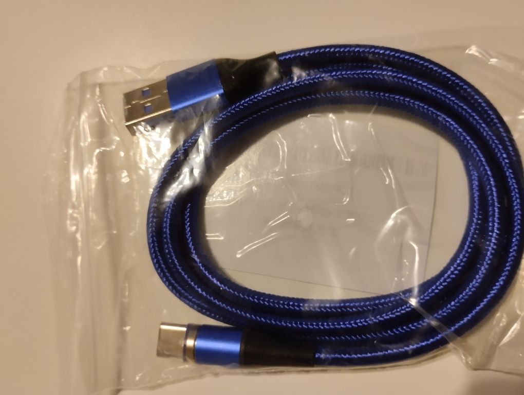 Kabel USB typu C długość 1 m magnetyczny 5 A