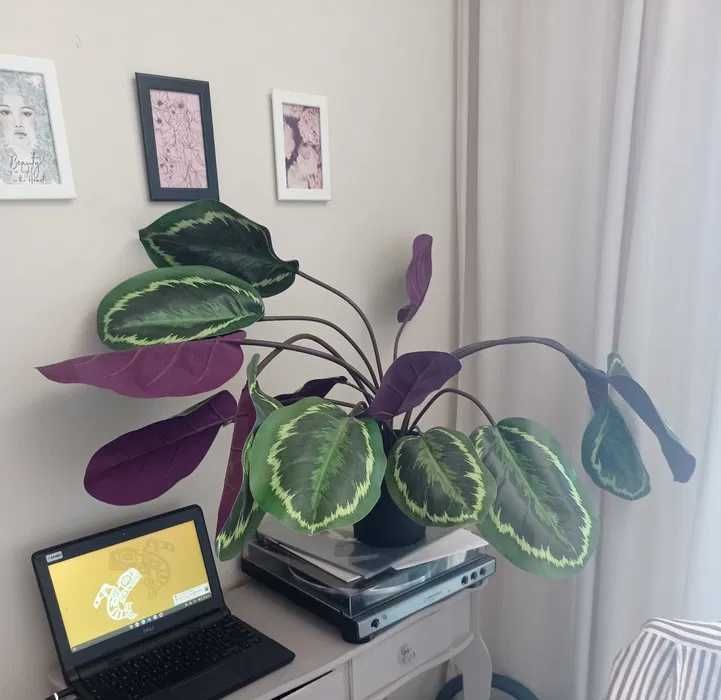 Duży kwiat IKEA Fejka 65 cm