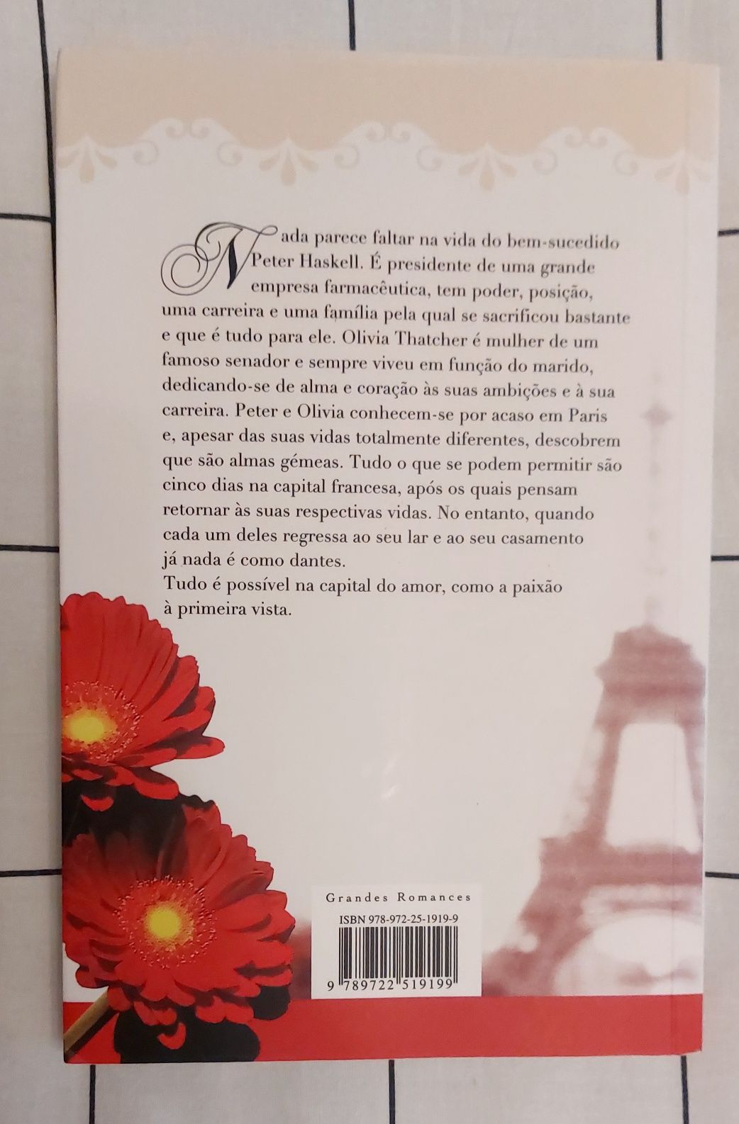 "Cinco dias em Paris" de Danielle Steel