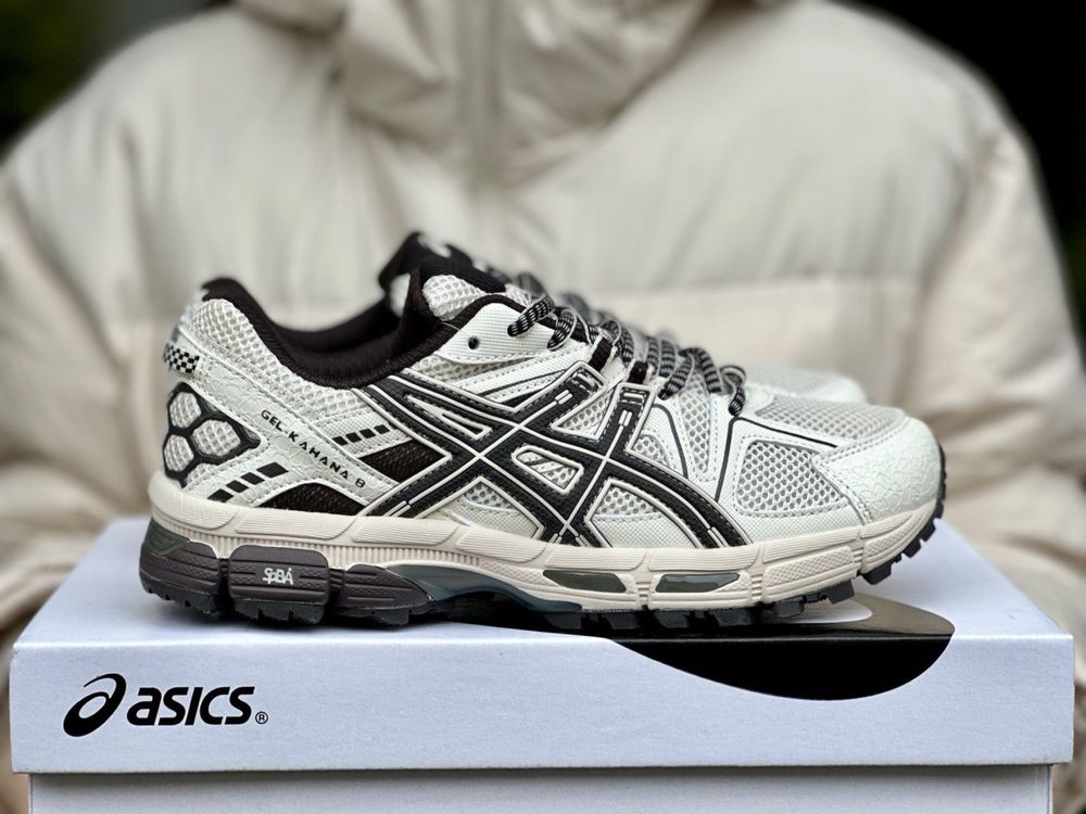 АКЦІЯ! Кросіки Asics Gel Kahana 8 White Black 40-45