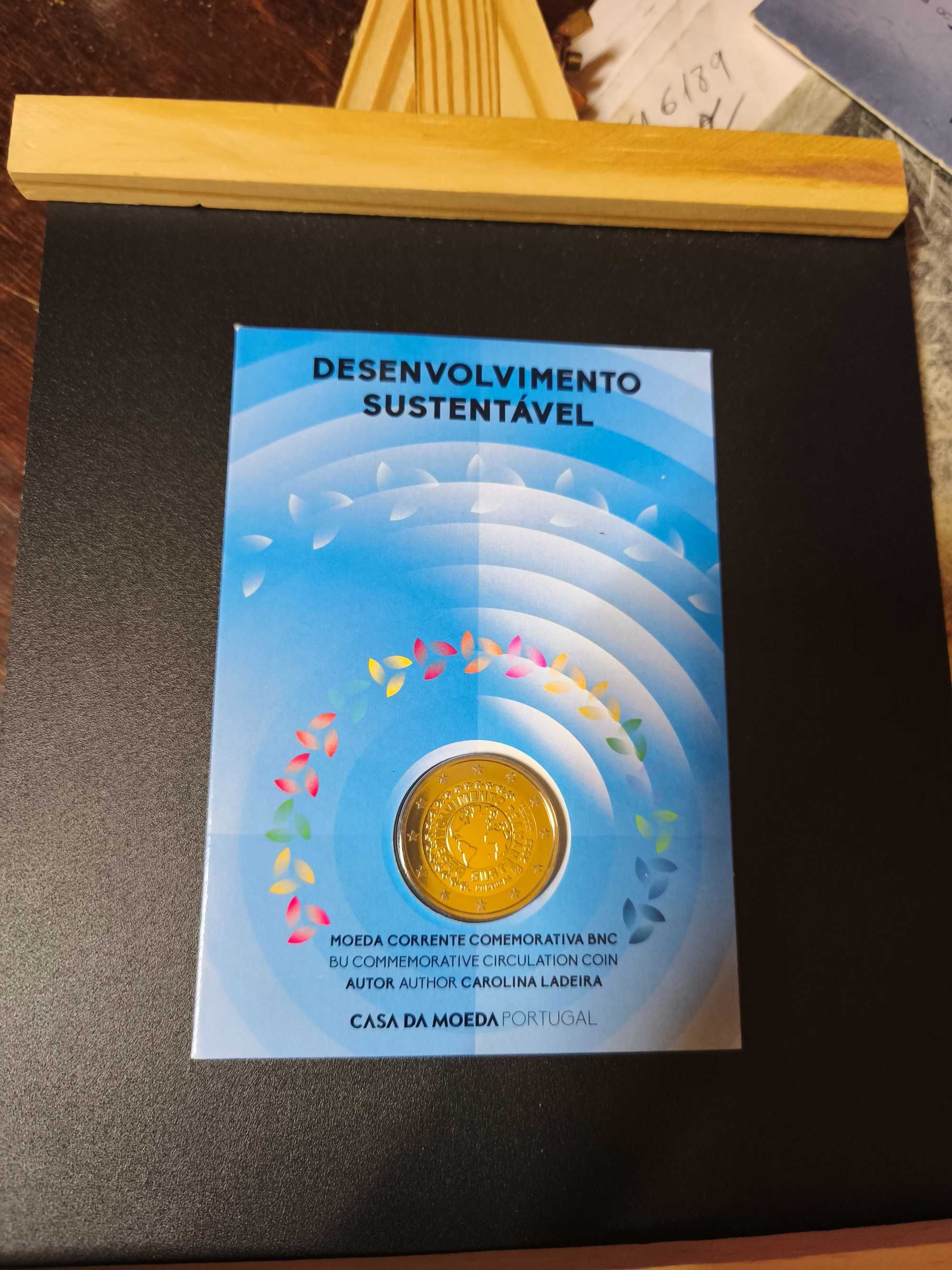moeda 2 € Portugal Desenvolvimento Sustentável 2025  BNC