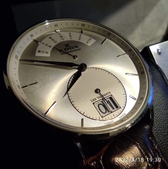 Zegarek męski Edox Les Vauberts Day Retrograde!