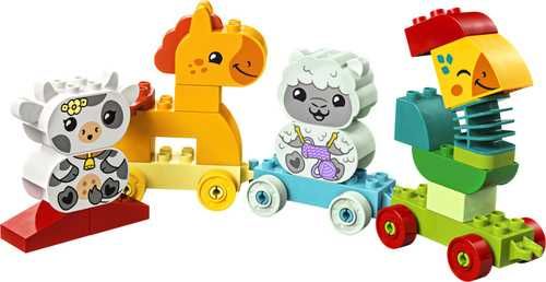 LEGO DUPLO 10412 POCIĄG ze zwierzątkami