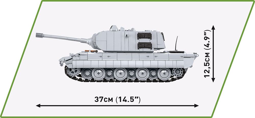 Klocki cobi 2572 czołg PANZERKAMPFWAGEN E-100
