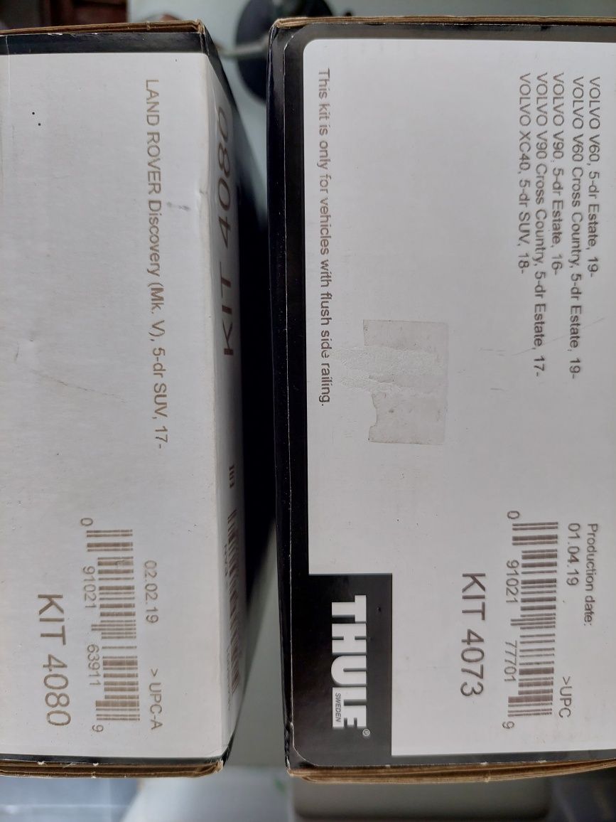 THULE - Bases adaptadoras para barras da THULE