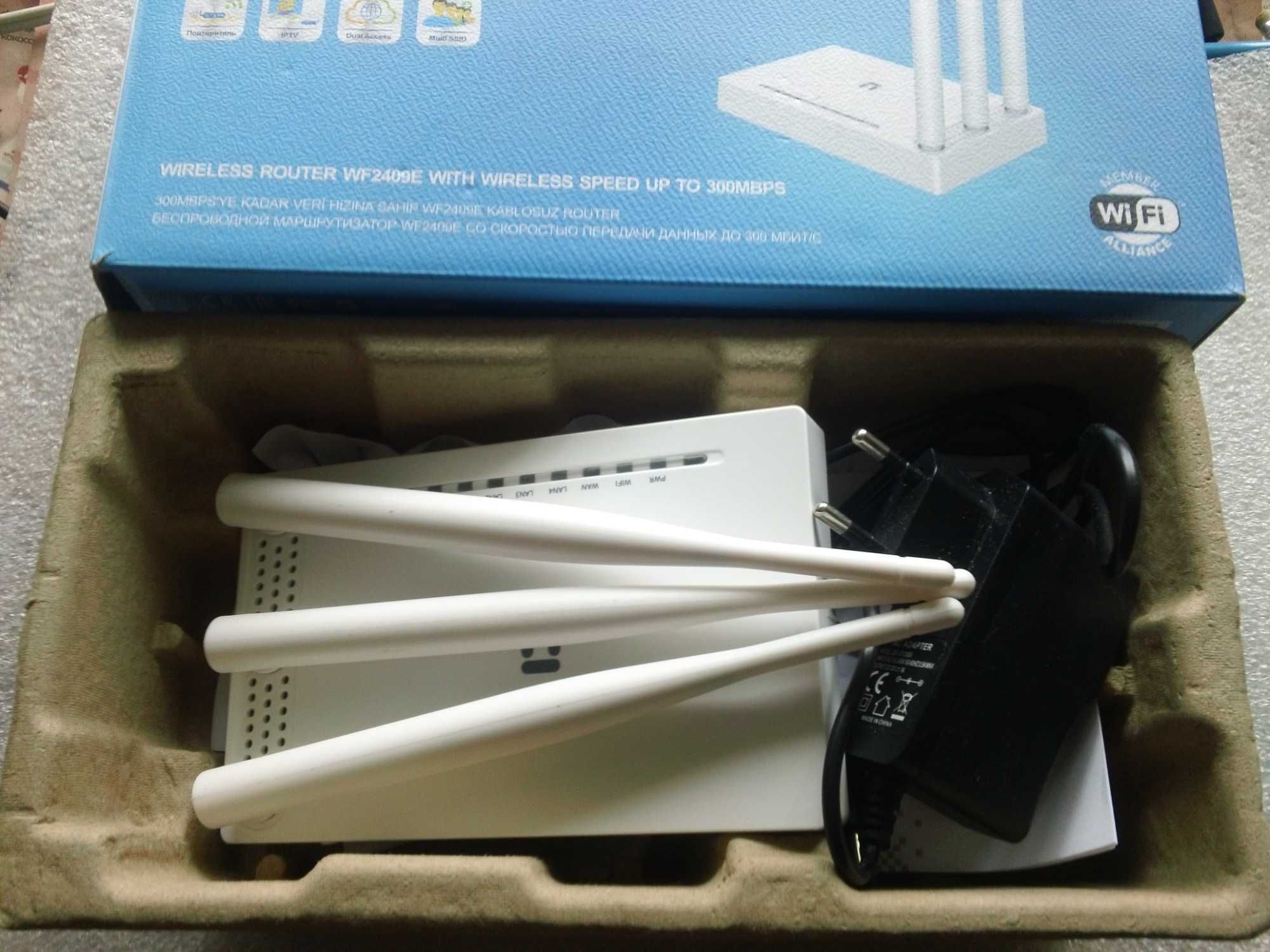 Wi-Fi Роутер Netis WF2409E (N300, 1xFE WAN, 4xFE LAN, 3 антенны)