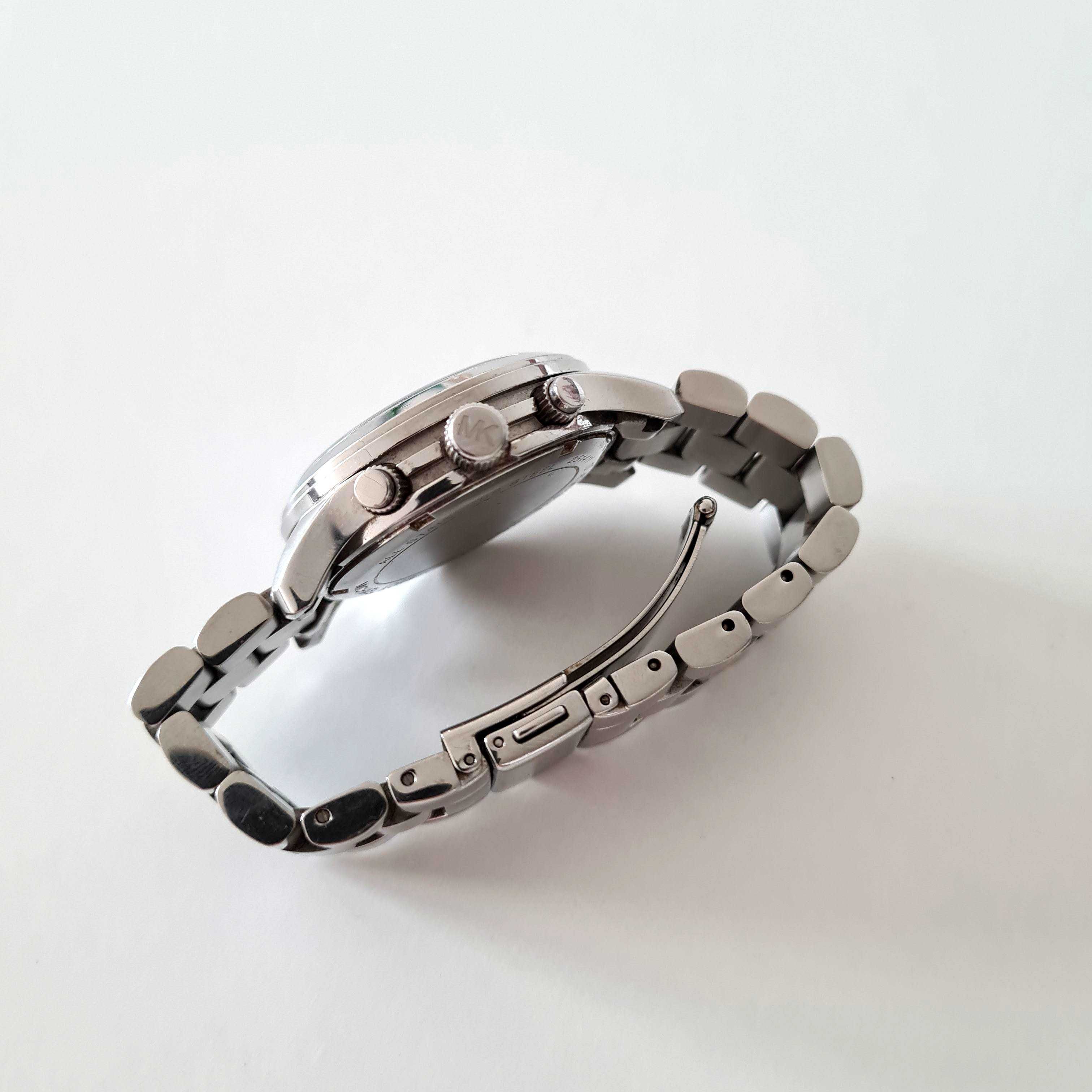 Michael Kors zegarek damski srebrny bransoleta MK5076