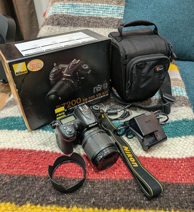 Nikon D7200 18–105 VR Kit, ідеальний стан
